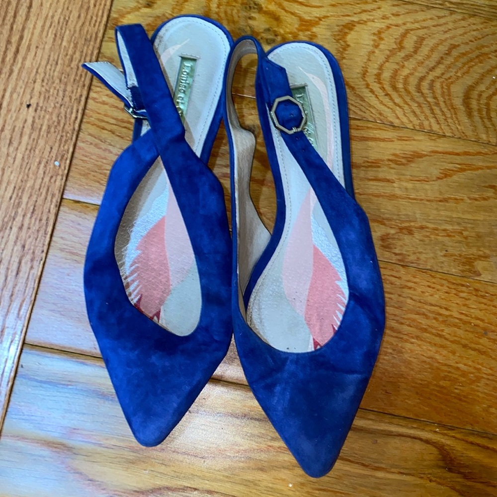 Blue flats by Louise et Cie. 7.5M. Good condition